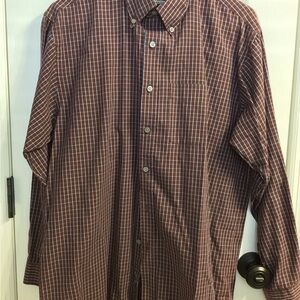 Van Heusen Men's Checkered Button Down Shirt